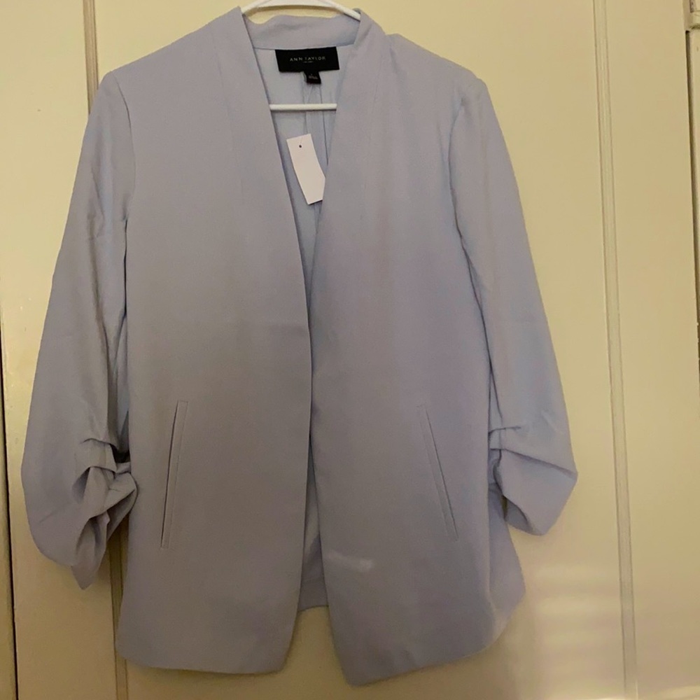 NWT Ann Taylor light blue blazer size: 6